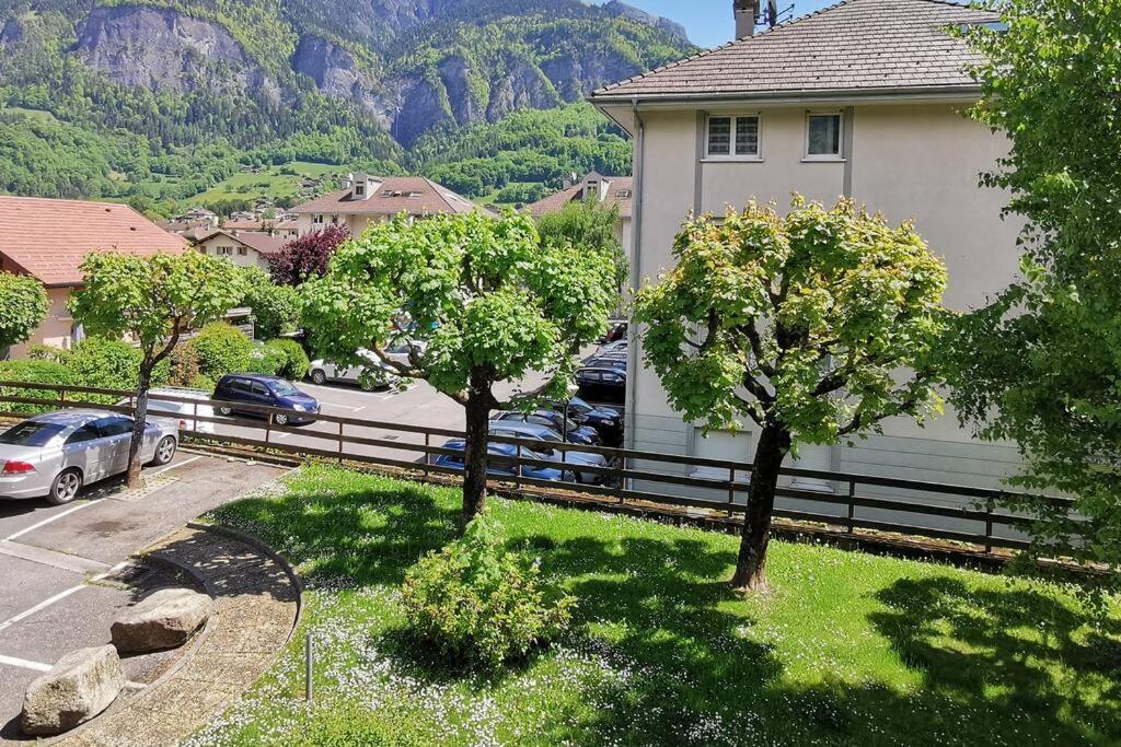 Super Appartement Cocooning Vu Mont Blanc Саланш Екстериор снимка